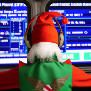 The elves at Elf Control track Santa every day of the year but especially Christmas Eve!